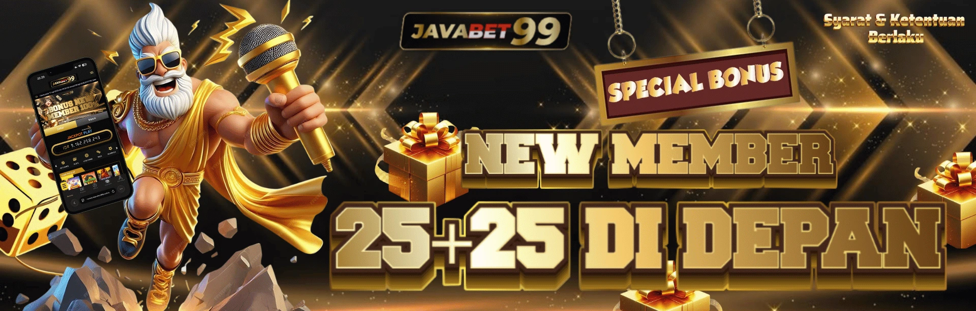 Promo Bonus 25+25 JAVABET99